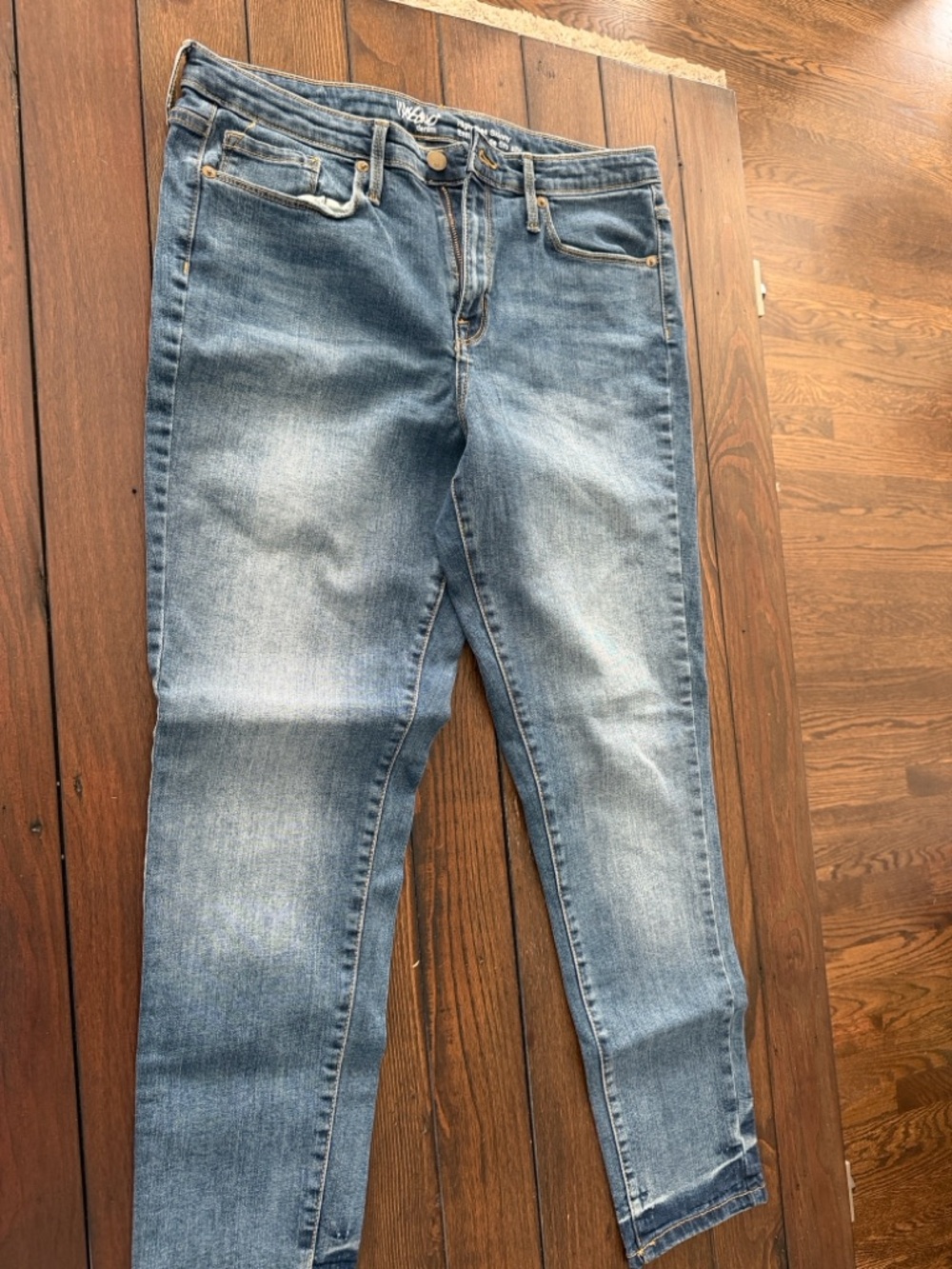 Mossimo High Rise Skinny Jeans Size 12 Regular Classic Stretch Denim